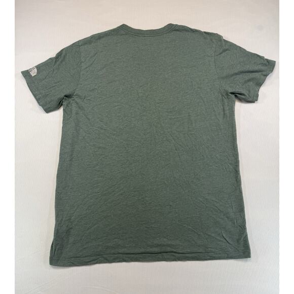 The North Face Men’s Large Green Graphic T-Shirt Never Stop Exploring Mountain - Picture 4 of 9